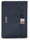BOSS Mens Zair Money clip l Structured money-clip card holder with logo detail
