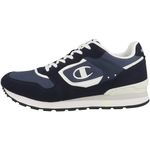 Champion Men's Run 85 Sneakers, Blu Marino Bianco Off White Bs501, 9.5 UK