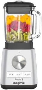 Magimix Blender Power 3 | Quiet Mark Approval | Metal/Glass | 1000W | 1.2L | Satin | 11641