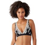 Wacoal womens852191Embrace Lace Wire Free Soft-Cup Bralette Bra - Black - 34A