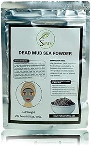 Svatv Dead Mud Sea Powder with Nourishes Exfoliates Softens & Detoxify, Skin, Deep Pore Cleansing Properties - Face Mask Powder, Mud Bath or Dead Sea mud for All type of Skin- 227g | 8 Oz