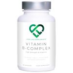 Vitamin B Complex High Strength | 90 Capsules - 90 Day Supply | All 9 B Vitamins B1-B2-B3-B5-B6-B7-B9-B10-B12, Inositol and Choline | Completely Clean - No Fillers | Love Life Supplements