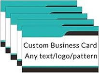 Custom Business Cards with Your Logo Personalized Double-Sided Printed Thick Sturdy Stock 300GSM 3.5" x 2" (100)