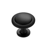 Ravinte 30 Pack 1-1/4 inch Kitchen Cabinet Knobs Drawer Dresser Knobs Matte Black Zinc, Drawer Pulls Door Handles Knobs