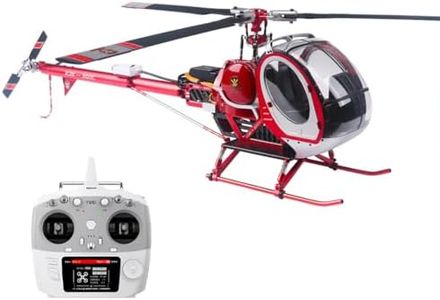 Razordon JCZK 300C PRO RC Helicopter with GPS, 2.4G 3-Blade 12CH Flybarless Alloy Realistic RC Helicopter with H1 PRO Smart Flight Control, Auto-Hover, One-Key Return, LED, RTF Version (Red)