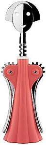 Alessi Anna G. AM01 P - Design Corkscrew, in Thermoplastic Resin and Chrome-Plated Zamak, Pink