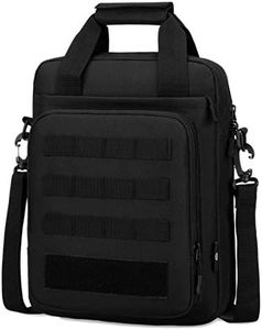 CamGo Tactical Briefcase Heavy Duty Military Shoulder Messenger Bag Lightweight Mens Handbag, Black, One-size, All-season