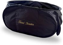 Travel Fanatics Collapsible Laundry Basket with Upgraded 420D Nylon - Foldable Laundry Basket Organizer with 3 Interchangeable Sections