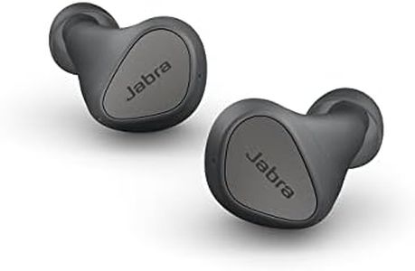 Jabra Elite 4 Earbuds with Active Noise Cancellation, Compact Wireless Bluetooth in Ear Headphones Featuring Bluetooth Multpoint and Microsoft Swift Pair - Dark Grey