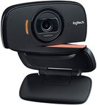 Logitech B525 Portable Business Webcam, HD 720p/30fps, Widescreen HD Video Calling, Foldable, HD Light Correction, Autofocus, 360° Swivel, For Skype, Cisco Jabber, Zoom, PC/Mac/Laptop/Macbook/Tablet