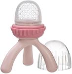 b.box Silicone Tripod Design Fresh Food Feeder, Blush