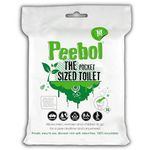Peebol by SHEWEE – The Pocket-Sized Toilet – Rapidly Turns 1L of Urine into an Odourless, Compostable & Solid Gel. UK Made, Disposable Urinal for Everyone. Festival, Camping, Car Essentials – 6 Pack