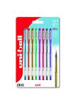 Uni-Ball UM-120-NM Signo Metallic Gel Pens. Premium 0.8mm Rollerball Tip for Super Smooth Handwriting, Arts and Crafts, Journaling, Card Making, Scrapbooking, and Colouring. Pack of 8 Art Pens