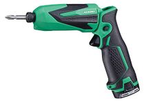 HIKOKI WH7DLSLZ Cordless Impact Driver, 7.2Volts, with 6.35mm Hex Bit Shank, 0-3000IPM & 25 Nm Tightening Torque, 0.58 kg, 2 Batteries, Charger & Carry Case Included