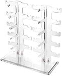 Lamoutor 2 Row Sunglasses Rack Hold