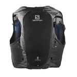 Salomon Adv Hydra Vest 8 Unisex Hydration Vest Trail running Hiking, Comfort and Stability, Quick Access to Hydration, and Simplicity, Black, XS