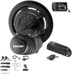 Varstrom TSDZ 48V 500W Mid Drive Kit TSDZ2B New Version Electric Bike Conversion Kit with 48V 13Ah Downtube Battery and EKD01 Multi-language Ebike Display for BB68mm-73mm Mountain Bike