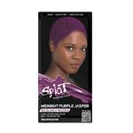 SPLAT Midnight Purple Jasper Semi-Permanent Hair Colouring Kit – 100% Vegan, Bleach-Free