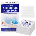 70% Isopropyl Alcohol Pads – 100 Individually Wrapped Wipes