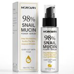 Morovan Snail Mucin Serum: 110ml with 98% Snail Secretion Filtrate Hydrolyzed Collagen Niacinamide Hyaluronic Acid Serum, Face Care for Soothing, Repairing and Firming Skin