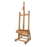 Mabef Master Studio H-Frame Easel with Crank (MBM-04), Brown