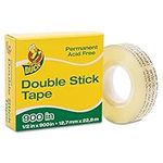 Duck Brand Permanent Double Stick Tape Refill Roll, 1/2-Inch x 900 Inches, Clear, Single Roll (1081698)