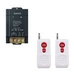 COLOROCK Wireless Remote Control Switch,AC 100V/110V/220V/230V/240V RF Remote Control Light Switches for Pump Security Systems Door Curtain Gate Barriers etc with 1600ft Long Range