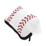 FRCOLOR Baseball Cosmetic Bag Zipper Storage Bags Neoprene Toiletry Bag Makeup Storage Container Mom Bag Girls Softball Bag Softball Makeup Oxford Cloth Travel Wash Bag Cartoon