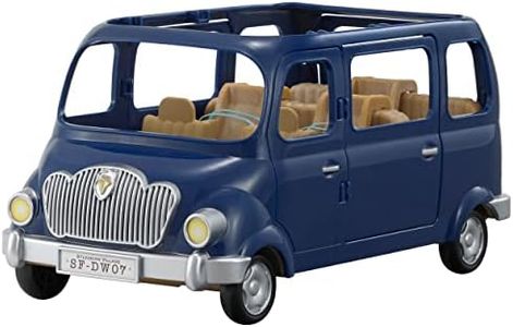 Sylvanian Families - Le monospace 7 places - Set + de 10 accessoires - Plongez dans l'univers de la famille Sylvanian - Véhicule pour figurines miniatures - Jouet enfant 3 ans et + - 5274