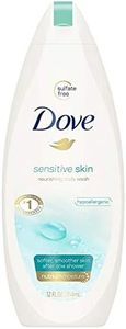 Dove Sensitive Skin Nourishing Body Wash, 12 Fluid Ounce (Pack of 3)