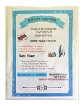 Quality & Beyond fusible Interfacing non Woven - Light Weight Stabilizer for Sewing - Single-Sided Iron on Fabric Interfacing for DIY Supplies (40-Inchx2.5-Yard)