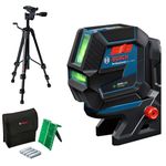 Bosch Professional Laser Level GCL 2-50 G (Green Laser, Interior, RM 10 Mount, Tripod BT 150, Visible Working Range: up to 15m, 4X AA Battery, in Cardboard Box)
