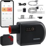 Wi-Fi & Bluetooth BBQ Smoker Temperature Controller and Meat Thermometer for Big Green Egg, Kamado Joe, Akorn Kamado,Vision Grill,Primo, INKBIRD Wireless Thermometer with 4 Probes and Cloud Data