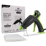 Ultra Series Auto-Shut-Off Hot Glue Gun, Surebonder Full Size 100W Dual Temperature Glue Gun Kit with 20 Glue Sticks