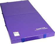 Tumbl Trak Junior Practice Mat, 3'x6'x4", Crash Mat for Gymnastics and Cheer, Landing Mat for Gymnastics Training, Purple