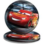 Round Dinner Paper Plates - 9", Disney Cars, 8 Pcs