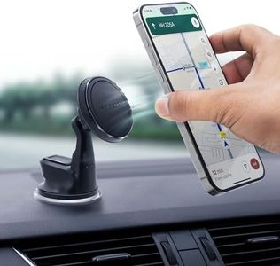 SKYVIK TRUHOLD Magsafe Mount Dashboard & Windshield Glass Mobile Phone Holder for iPhone 12 13 14 15 Devices