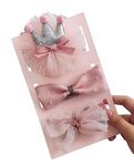 SYGA 3 Pcs Baby Girl Headband Soft Flower Bow Strechable Hairband Suitable For Newborns, Infants, Toddlers And Kids 0-3 Years(Color - 1010,Pink)