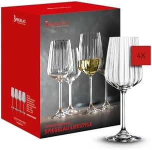 Spiegelau & Nachtmann 4450172 4-Piece White Wine Glass Set, Crystal Glass, 440 ml, Spiegelau Lifestyle