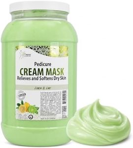SPA REDI - Body and Foot Cream Mask, Lemon, 128 Oz - Pedicure Massage for Tired Feet and Body, Hydrating, Fresh Skin - Infused with Hyaluronic Acid, Amino Acids, Panthenol, Comfrey Extract