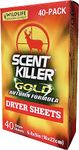 Wildlife Research Scent Killer Gold Autumn Formula Dryer Sheets for Hunting, Pack of 40