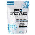 Pro-Enzyme Laundry Detergent Powder, Non-Irritating Professional Strength Natural Active Enzymes - Powerful Sweat, Odor & Stain Remover for Activewear, Clothing, Bedding, Use in All Machines, 96 Loads