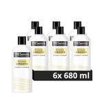 TRESemmé Keratin Smooth Conditioner hair care product with hydrolysed keratin for 72h frizz control, smoothness & shine 6x 680 ml