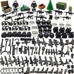 dspitwod Military Weapons Pack Building Block Toys Swat Team Guns Set EOD Accessories Compatible with Mini Figure Brick Toy for Boys Age 6-12 Years