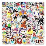 Dragon Ball Z Stickers 100pcs Cartoon Anime Super Saiyan Goku Waterproof Vinyl for Kids Teens Laptop Hydro Flask Water Bottle Motorcycle Bicycle Skateboard Luggage