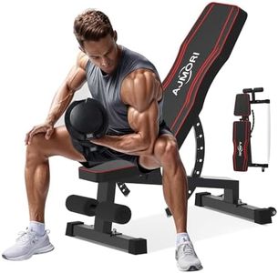 Ajmori Adjustable Weight Bench, 544KG/1200LB Workout Bench Decline Incline for Home Gym, Multi-Purpose Bench Press