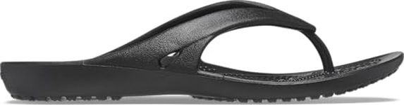 Crocs Women's Kadee II W Flip-Flop, Black, 7 M US