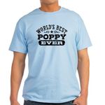 CafePress World's Best Poppy Ever Light T Shirt Men's Traditional Fit Light Casual Tshirt