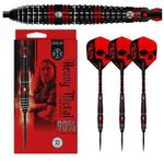 Harrows Ryan Searle Darts 90% Tungsten | Pro Player Steel Tip Darts Set | 21g, 22g, 23g, 24g, 26g, 30g, 32g | Includes Carbon ST Shafts & 100 Micron Heavy Metal Flights-30g