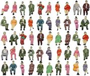 YIJU 50pcs 1:87 Sitting Pose Model 